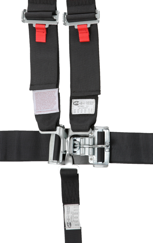 Racequip 713003RQP - RQP713003RQP - RaceQuip Black L & L V4pt Seat Belt - Shipped in Europe - Tuningsupply.com