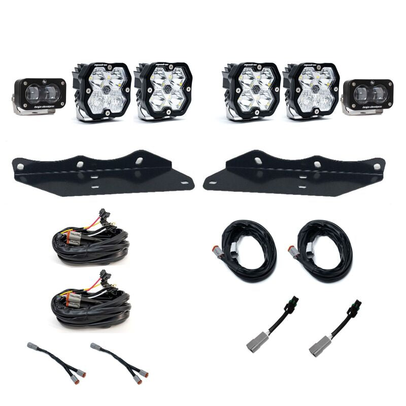 Baja Designs 440062 - BAJ440062 - Baja Designs 17-20 Ford Raptor Squadron SAE 2.0/S2 Fog Pocket Kit Sportsman (SAE Fog) - Clear - Shipped in Europe - Tuningsupply.com