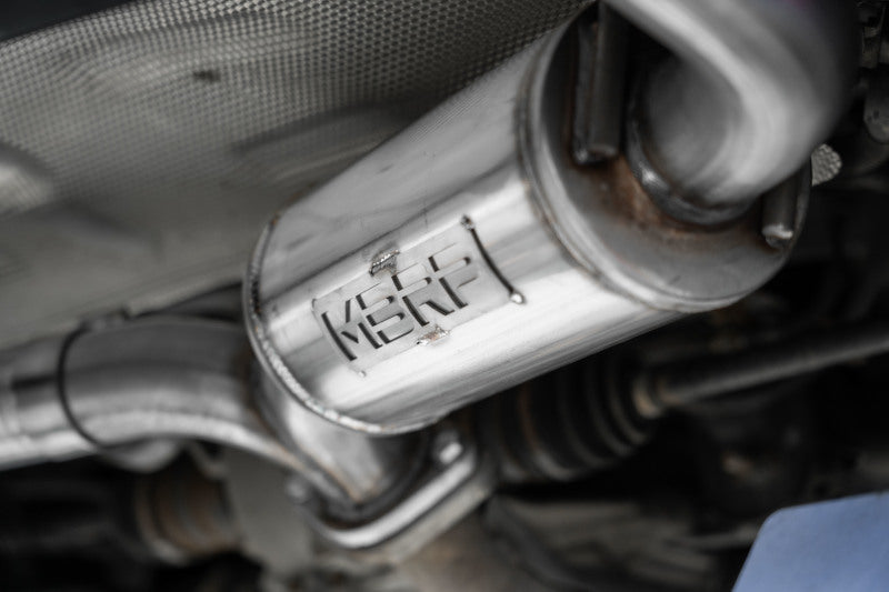 MBRP PS44503CF - MBRPS44503CF - MBRP 19-23 Mazda 3 Hatchback T304SS 2.5in Axle-Back, Dual Rear Exit w/Carbon Fiber Tips - Shipped in Europe - Tuningsupply.com