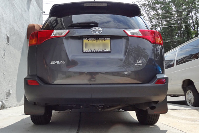 Rally Armor MF44-UR-BLK/GRY - RALMF44-UR-BLK/GRY - Rally Armor 16-18 Toyota RAV4 Black UR Mud Flap w/ Grey Logo - Shipped in Europe - Tuningsupply.com