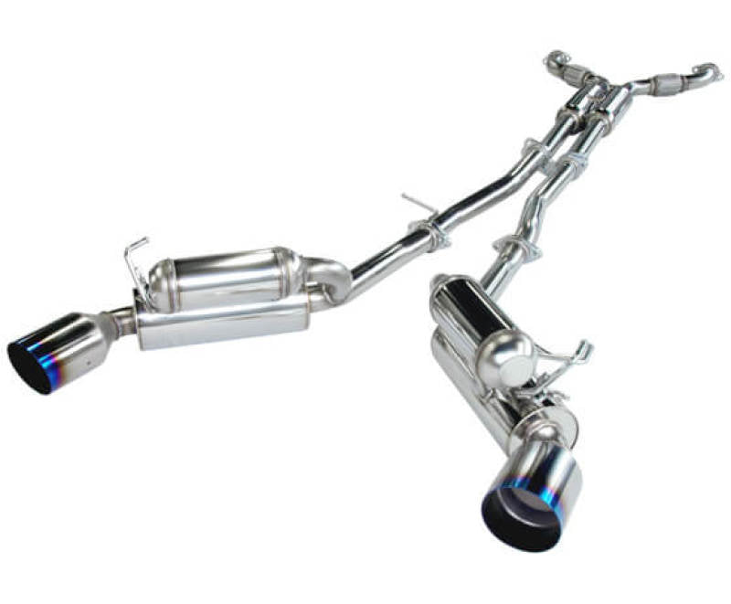 HKS 32009-BN002 - HKS32009-BN002 - HKS 03-07 G35 Dual Hi-Power Ti Tip Catback Exhaust (SUS304 NO COATING) - Shipped in Europe - Tuningsupply.com