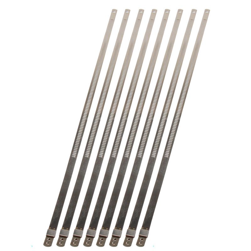 DEI 10208 - DEI10208 - DEI Stainless Steel Positive Locking Tie 1/4in (7mm) x 9in - 8 per pack - Shipped in Europe - Tuningsupply.com
