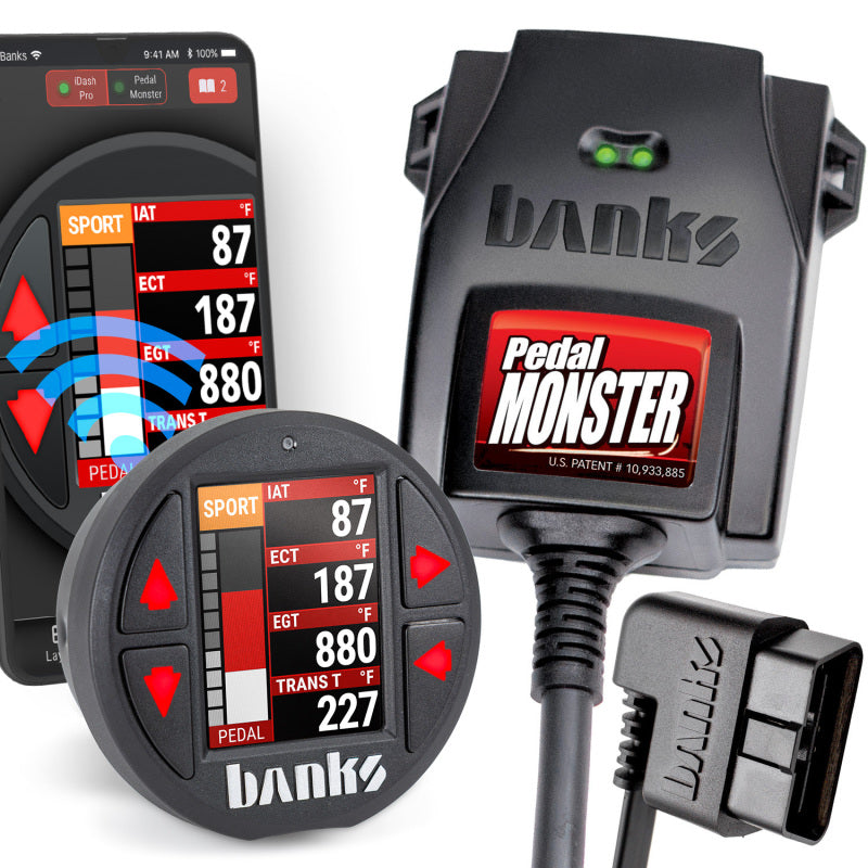 Banks Power 64322-CP - GBE64322-CP - Banks Power Pedal Monster Kit Aptiv GT 150 6 Way w/iDash Pro 07.5-19 Chevy 2500/3500 6.6L - Shipped in Europe - Tuningsupply.com