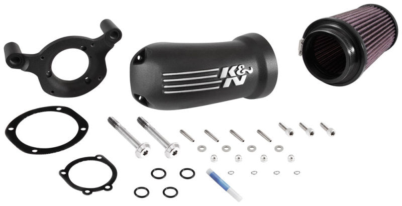 K&N Engineering 57-1137 - KNN57-1137 - K&N 01-17 Harley-Davidson Softail / Dyna FI Performance Air Intake System - Shipped in Europe - Tuningsupply.com