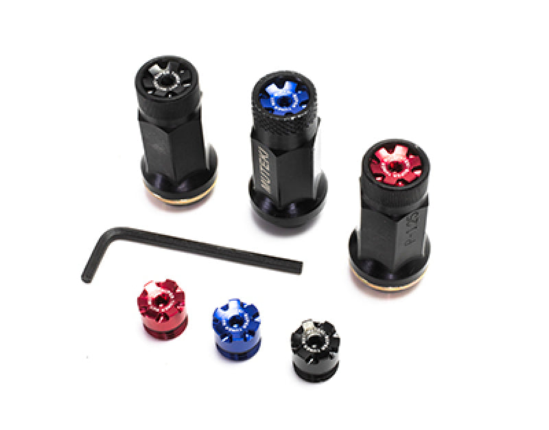 Wheel Mate 32956R - WHM32956R - Wheel Mate Muteki Aluminum Closed End Cap 12 X 1.50- Red (24 PCS) - Shipped in Europe - Tuningsupply.com