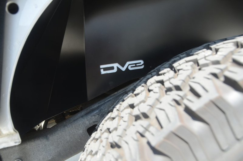 DV8 Offroad INFEND-01RB - DVEINFEND-01RB - DV8 Offroad 07-18 Jeep Wrangler JK Rear Aluminum Inner Fender - Black - Shipped in Europe - Tuningsupply.com
