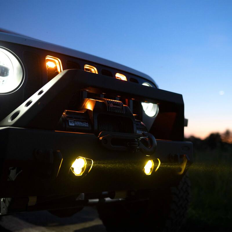KC HiLiTES 97147 - KCL97147 - KC HiLiTES FLEX ERA 3 Dual Mode SAE Fog Lights - 2-Light Master Kit for Jeep Aftermarket Bumpers - Shipped in Europe - Tuningsupply.com