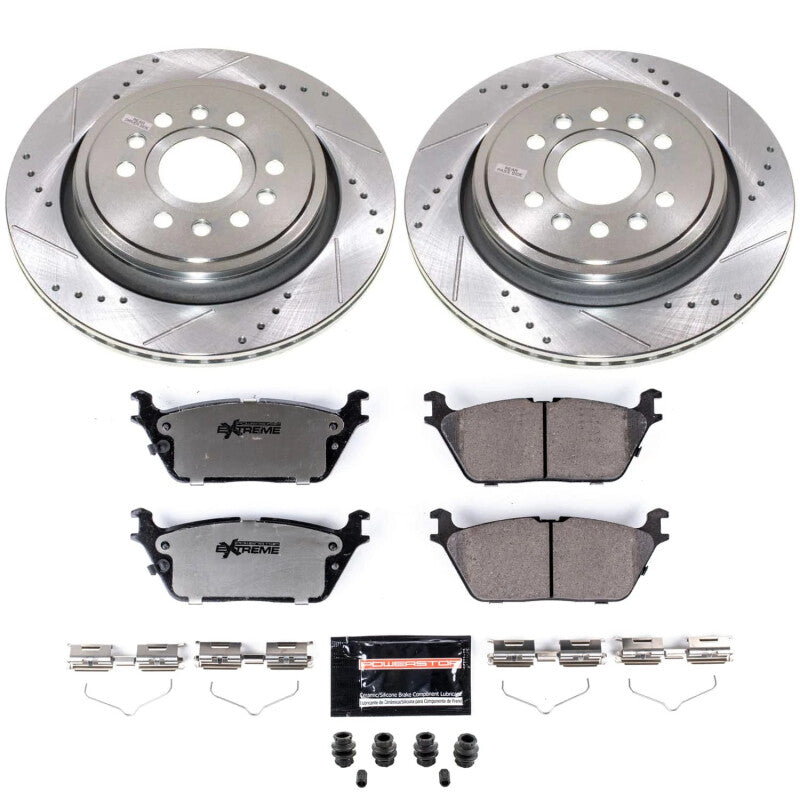 PowerStop K8873-36 - PSBK8873-36 - Power Stop 22-23 Jeep Grand Wagoneer Rear Z36 Truck & Tow Brake Kit - Shipped in Europe - Tuningsupply.com