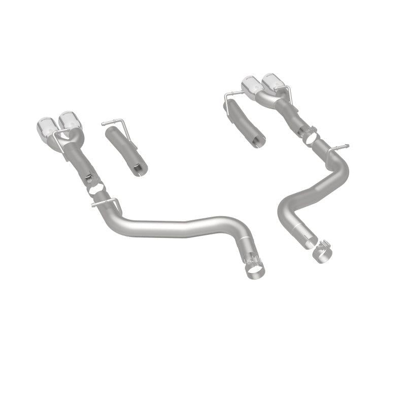 Magnaflow 19218 - MAG19218 - MagnaFlow Axle-Back, SS, 2.5in, Quad Split Rear 3.5in Tip 2015 Dodge Challenger 3.6L V6 - Shipped in Europe - Tuningsupply.com