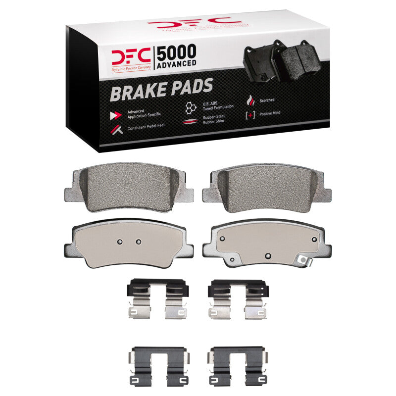 DFC 1551-2299-01 - DFC1551-2299-01 - DFC 20-25 Hyundai Sonata Rear 5000 Advanced Ceramic Brake Pads and Hardware Kit - Shipped in Europe - Tuningsupply.com