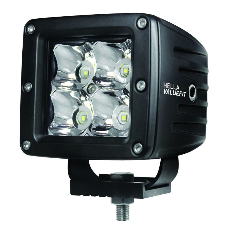 Hella LA357204821 - HELLA357204821 - Hella HVF Cube 4 LED Off Road Kit - 3.1in 2X12W - Shipped in Europe - Tuningsupply.com