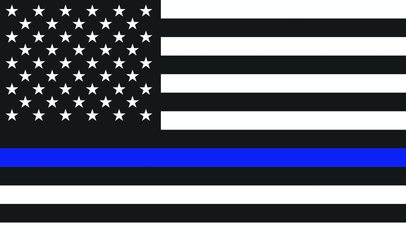 DragonFire Racing 522131 - DFR522131 - DragonFire Racing Whip Flag - Back the Blue - Shipped in Europe - Tuningsupply.com