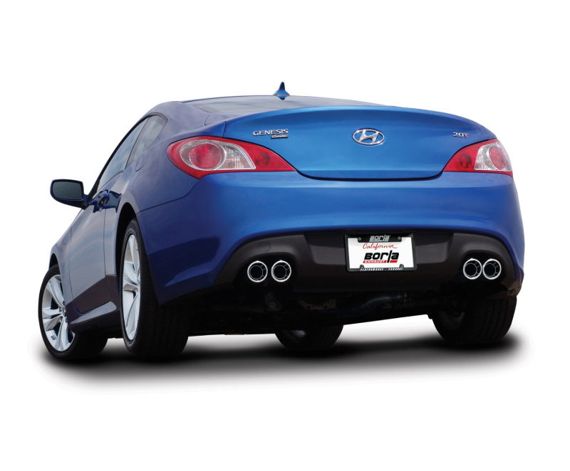 Borla 140350 - BOR140350 - Borla 10-14 Genesis Coupe 2.0L Turbo ONLY AT/MT RWD 2DR Catback Exhaust - Shipped in Europe - Tuningsupply.com