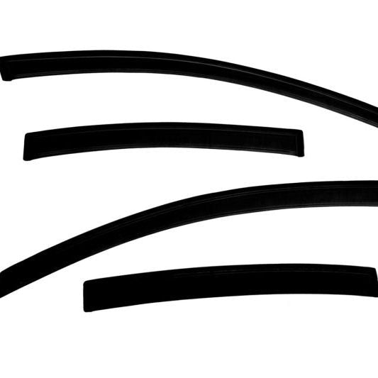 AVS 94165 - AVS94165 - AVS 07-12 Nissan Sentra Ventvisor Outside Mount Window Deflectors 4pc - Smoke - Shipped in Europe - Tuningsupply.com