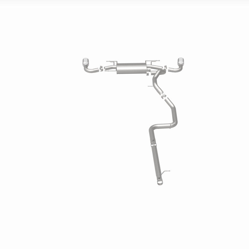Magnaflow 15146 - MAG15146 - MagnaFlow 10-12 Mazda 3 L4 2.5L Hatchback Split Rear Exit Stainless Cat Back Performance Exhaust - Shipped in Europe - Tuningsupply.com
