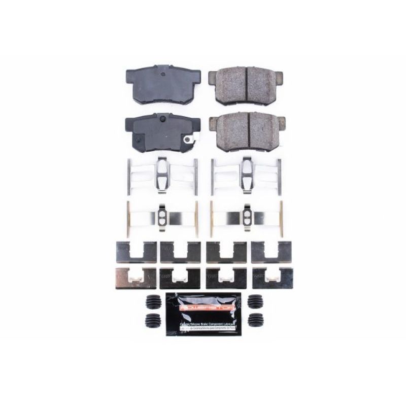 PowerStop Z23-537 - PSBZ23-537 - Power Stop 97-99 Acura CL Rear Z23 Evolution Sport Brake Pads w/Hardware - Shipped in Europe - Tuningsupply.com