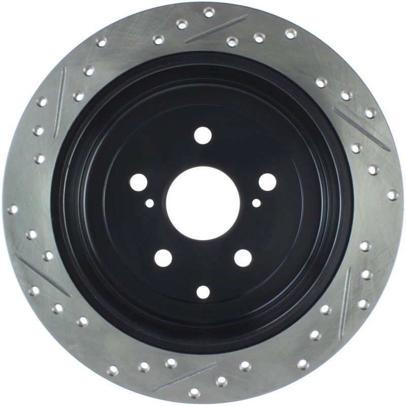 Stoptech 127.44166L - STO127.44166L - StopTech Sport Drilled & Slotted Rotor - Rear Left - Shipped in Europe - Tuningsupply.com