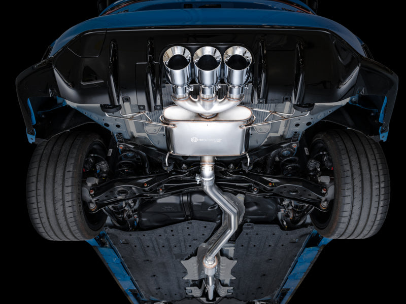 AWE Tuning 3015-52287 - AWE3015-52287 - AWE Tuning 2023 Honda Civic Type R FL5 Touring Edition Exhaust w/ Triple Chrome Silver Tips - Shipped in Europe - Tuningsupply.com