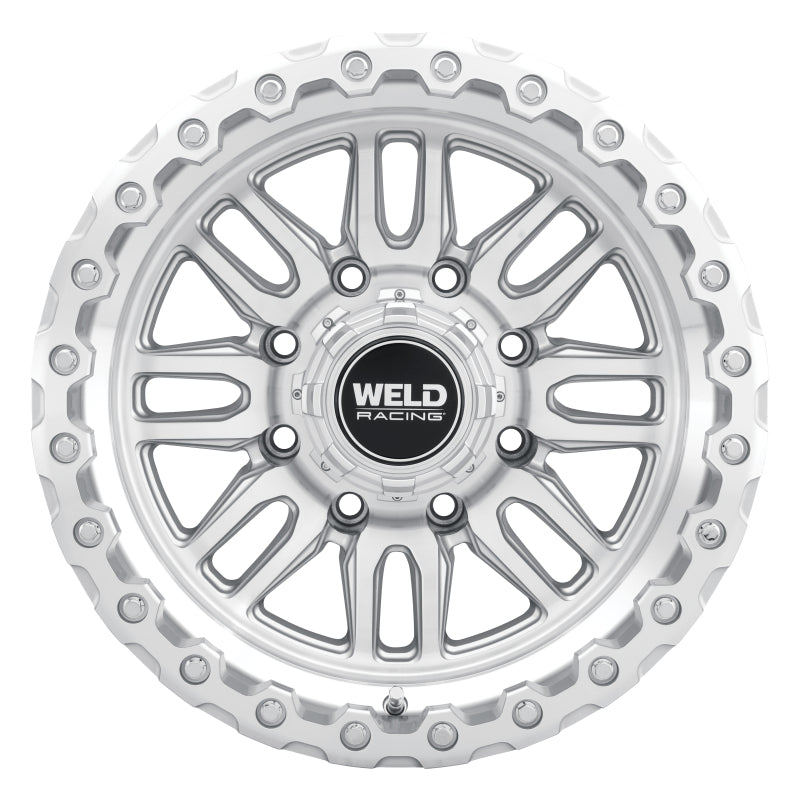 Weld W18579026450 - WELW18579026450 - Weld Off-Road Swift 17x9in - 5x114.3 / 5x127 BP - ET-12 78.1mm CB Gloss Silver Machined Wheel & Ring - Shipped in Europe - Tuningsupply.com