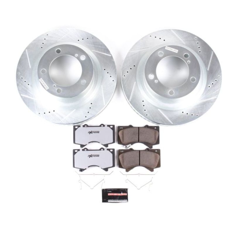 PowerStop K2952-36 - PSBK2952-36 - Power Stop 16-18 Lexus LX570 Front Z36 Truck & Tow Brake Kit - Shipped in Europe - Tuningsupply.com