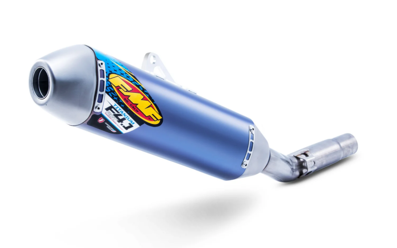 FMF Racing 042383 - FMF042383 - FMF Racing Kawasaki KLX140/L/G 08-26 Anodized Titanium Factory 4.1 Muffler w/SS Header - Shipped in Europe - Tuningsupply.com