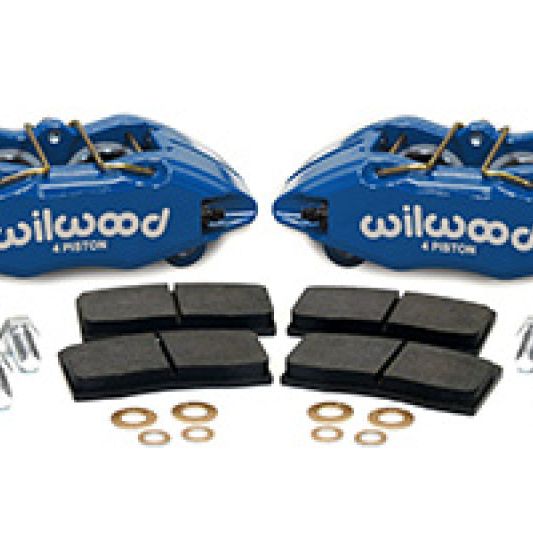 Wilwood 140-13029-CB - WIL140-13029-CB - Wilwood DPHA Front Caliper & Pad Kit Blue Honda / Acura w/ 262mm OE Rotor - Shipped in Europe - Tuningsupply.com