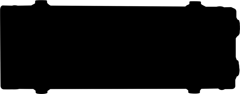 Mishimoto MMOC-DP-MBK - MISMMOC-DP-MBK - Mishimoto Universal Medium Bar and Plate Dual Pass Black Oil Cooler - Shipped in Europe - Tuningsupply.com