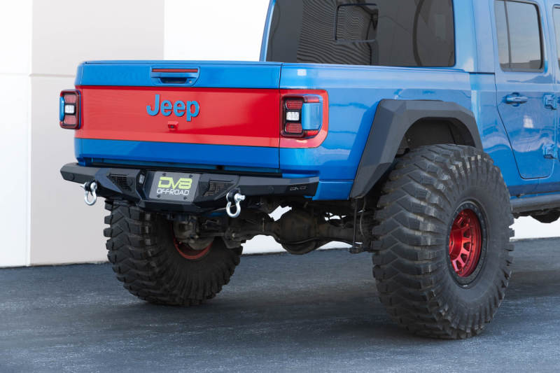 DV8 Offroad - DVERBGL-09 - DV8 Offroad 20-23 Jeep Gladiator JT Spec Series Rear Bumper - Shipped in Europe - Tuningsupply.com