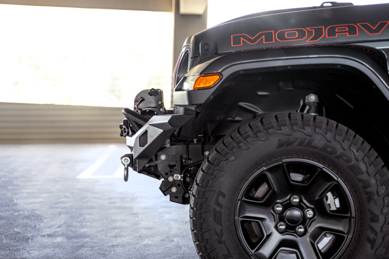 DV8 Offroad FBJL-12 - DVEFBJL-12 - DV8 Offroad 07-18 Jeep Wrangler JK / 18-23 Wrangler JL / 20-23 Gladiator JT MTO Series Front Bumper - Shipped in Europe - Tuningsupply.com