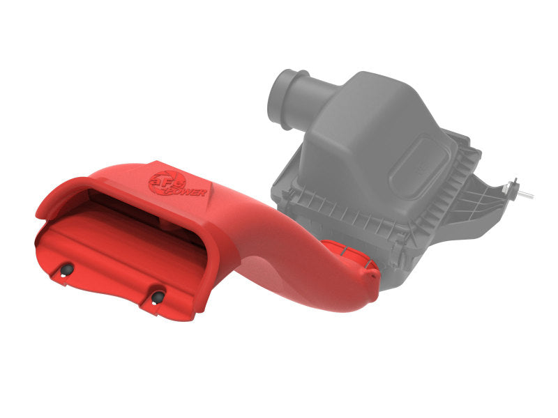 aFe 52-10010SR - AFE52-10010SR - aFe Rapid Induction Dynamic Air Scoop 2021+ Ford F-150V6/V8 - Red - Shipped in Europe - Tuningsupply.com