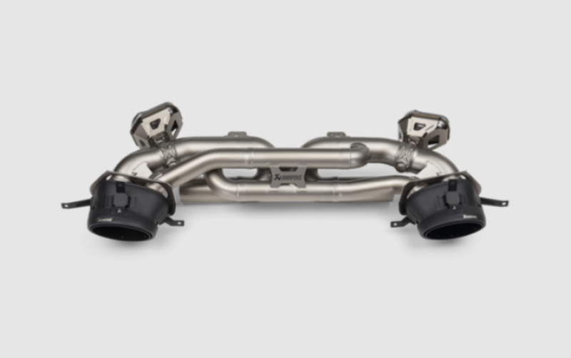 Akrapovic S-PO/T/7 - AKRS-PO/T/7 - Akrapovic 2025 Porsche 911 992.2 Slip-On Line Titanium Exhaust - Shipped in Europe - Tuningsupply.com