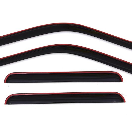AVS 194953 - AVS194953 - AVS 99-16 Ford F-250 Supercrew Ventvisor In-Channel Front & Rear Window Deflectors 4pc - Smoke - Shipped in Europe - Tuningsupply.com
