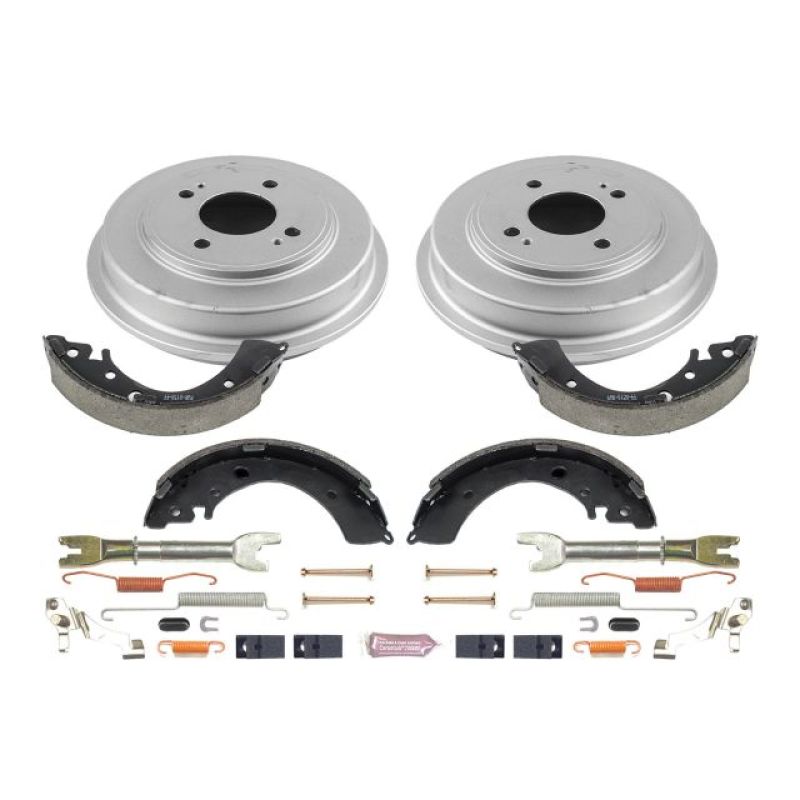 PowerStop KOE15310DK - PSBKOE15310DK - Power Stop 2001 Honda Civic Coupe Rear Autospecialty Drum Kit - Shipped in Europe - Tuningsupply.com