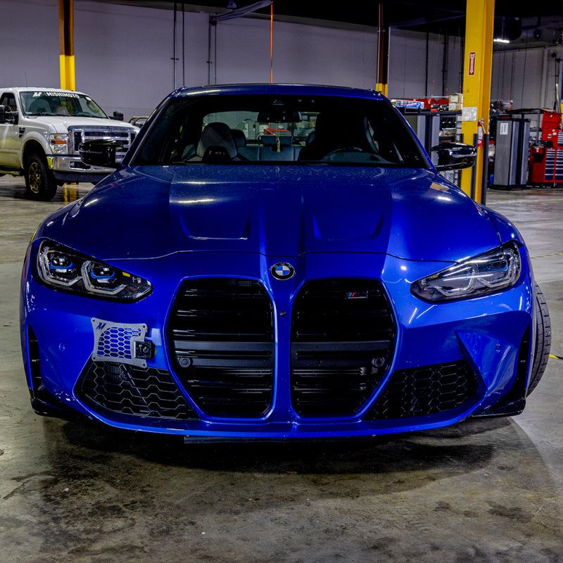 Mishimoto MMLP-G80-21 - MISMMLP-G80-21 - Mishimoto 2021+ BMW G80 M3 License Plate Relocation Kit - Shipped in Europe - Tuningsupply.com