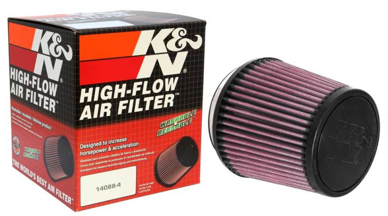 K&N Engineering RU-3600 - KNNRU-3600 - K&N Universal Air Filter 4in Flange / 5-3/8 in Base / 4-1/2in Top / 5in Height - Shipped in Europe - Tuningsupply.com