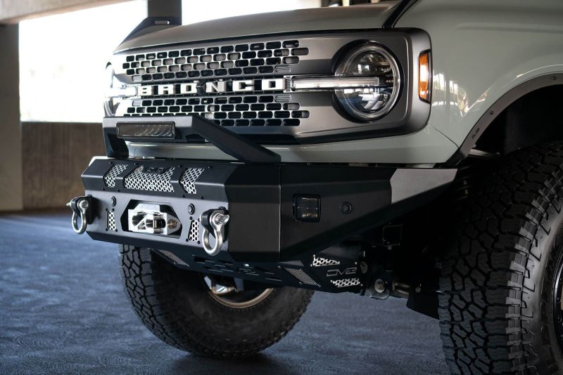 DV8 Offroad LBUN-01 - DVELBUN-01 - DV8 Offroad Bull Bar Add-On For DV8 Ford Bronco Bumpers - Fits 13in Elite Series Light Bar - Shipped in Europe - Tuningsupply.com