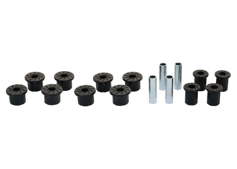 Whiteline W73470 - WHLW73470 - Whiteline 89-95 Toyota Pickup / 01-04 Toyota Tacoma Rear Leaf Spring Shackle Bushing Kit - Shipped in Europe - Tuningsupply.com
