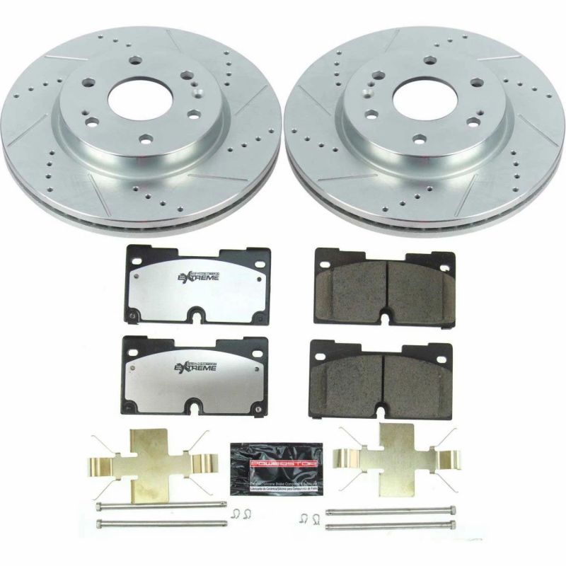 PowerStop K8172-36 - PSBK8172-36 - Power Stop 2019 Chevrolet Silverado 1500 Front Z36 Truck & Tow Brake Kit - Shipped in Europe - Tuningsupply.com