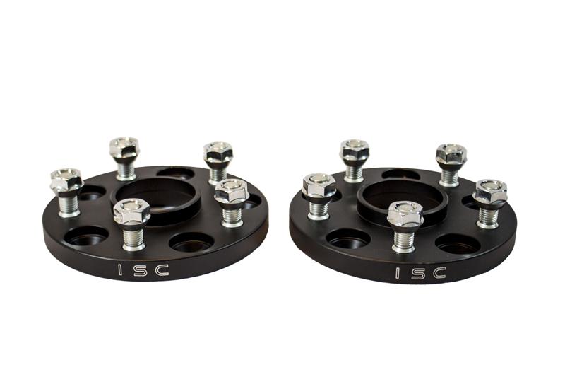 ISC Suspension WSNS15B - ISCWSNS15B - ISC Suspension Nissan 5x114.3 Hub Centric (66 Hub Bore) Wheel Spacers 15mm Black (Pair) - Shipped in Europe - Tuningsupply.com