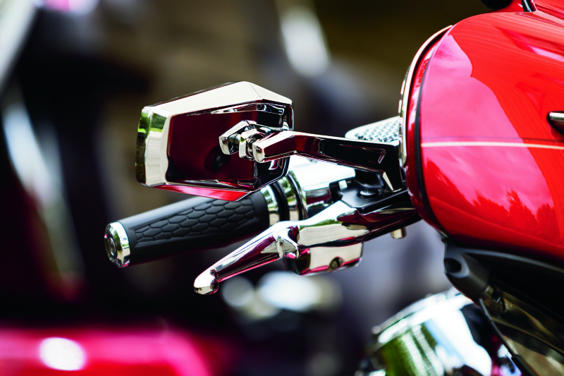 Kuryakyn 5918 - KUR5918 - Kuryakyn Hex Mirrors Chrome - Shipped in Europe - Tuningsupply.com