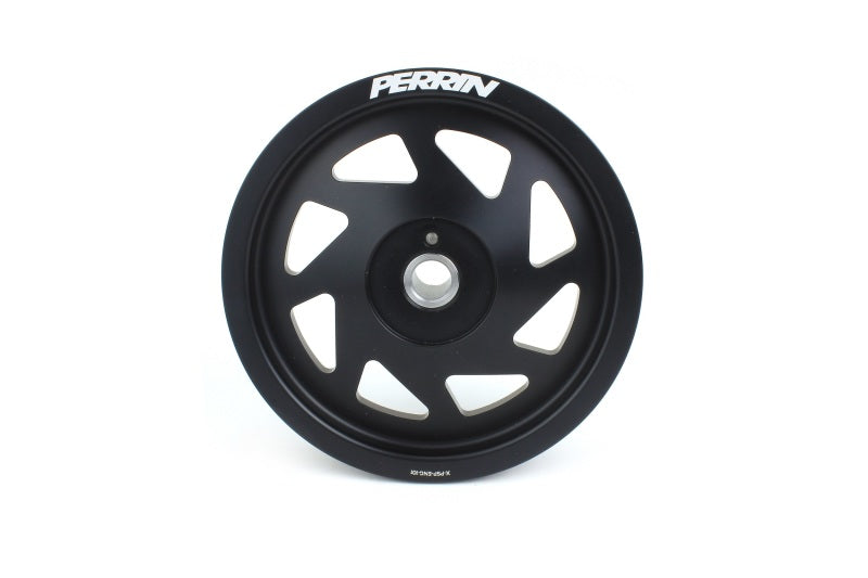 Perrin Performance PSP-ENG-104BK - PERPSP-ENG-104BK - PERRIN 19-21 Subaru WRX / 16-18 Forester / 15-19 Legacy Lightweight Crank Pulley - Black - Shipped in Europe - Tuningsupply.com