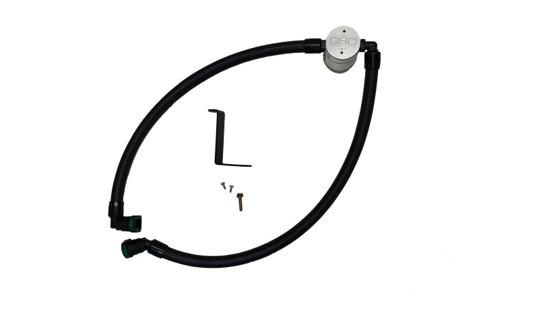 J&L 3095D-C - JLT3095D-C - J&L 24-26 Ford Mustang EcoBoost Driver Side Oil Separator 3.0 - Clear Anodized - Shipped in Europe - Tuningsupply.com