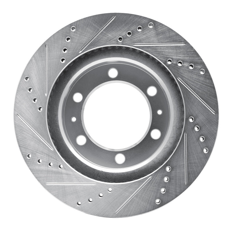 R1 Concepts 631-76128R - RNC631-76128R - R1 03-23 Toyota FJ Cruiser Front Right Drilled & Slotted Silver Brake Rotor - Shipped in Europe - Tuningsupply.com