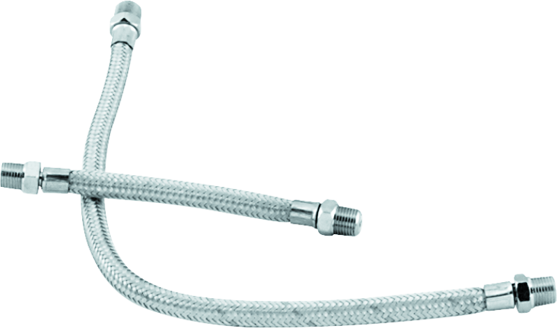 Bikers Choice 493390 - BKC493390 - Bikers Choice 66-84 Shovelhead Braided Stainless Rocker Box Oil Line Set Replaces H-D 62783-66A - Shipped in Europe - Tuningsupply.com