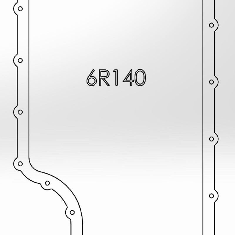 aFe 46-70182 - AFE46-70182 - aFe Power Transmission Pan Black Machined 11-14 Ford 6R140 Trucks V8 6.7L (td) - Shipped in Europe - Tuningsupply.com