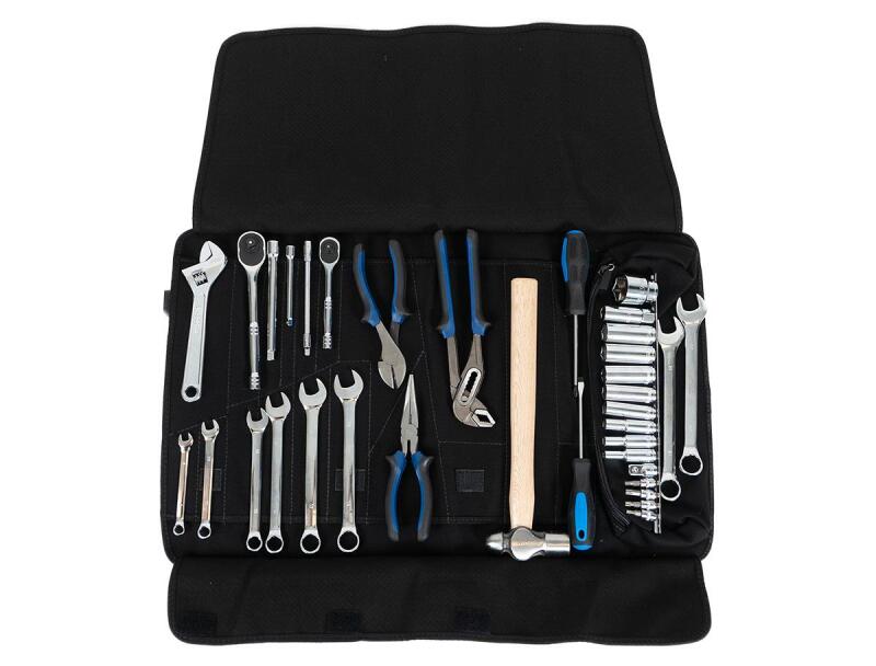 PRP Seats E112 - PRPE112 - PRP 35pc Can-Am Roll Up Tool bag Tool kit - Black - Shipped in Europe - Tuningsupply.com
