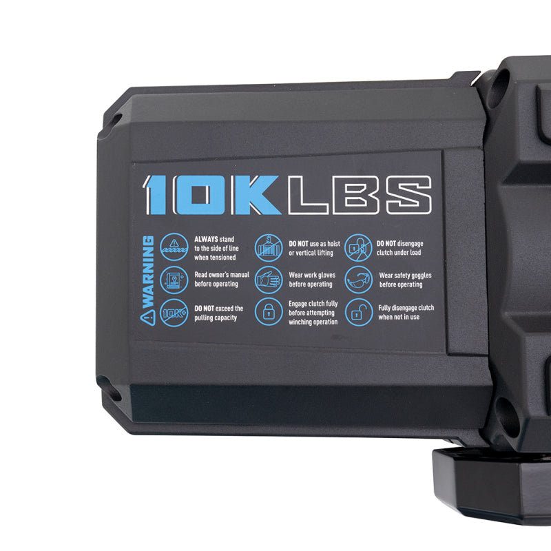 Borne Off-Road BNWN-10-SBL - BRNBNWN-10-SBL - Borne Off-Road 10K Winch - Blue Synthetic Rope - Shipped in Europe - Tuningsupply.com