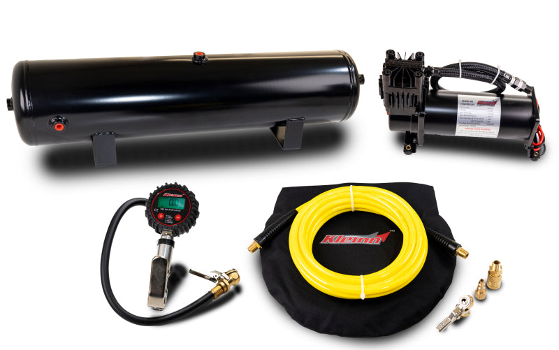 Kleinn Air Horns 6450-Slim - KLE6450-SLIM - Kleinn Air System w/ 150 PSI Waterproof/ 100 Percent Duty Cycle Air Compressor / 3.0 gal Air Tank - Shipped in Europe - Tuningsupply.com