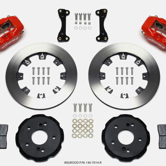 Wilwood 140-7014-R - WIL140-7014-R - Wilwood Forged Dynalite Front Hat Kit 12.19in Red 02-06 Acura RSX-5 Lug - Shipped in Europe - Tuningsupply.com