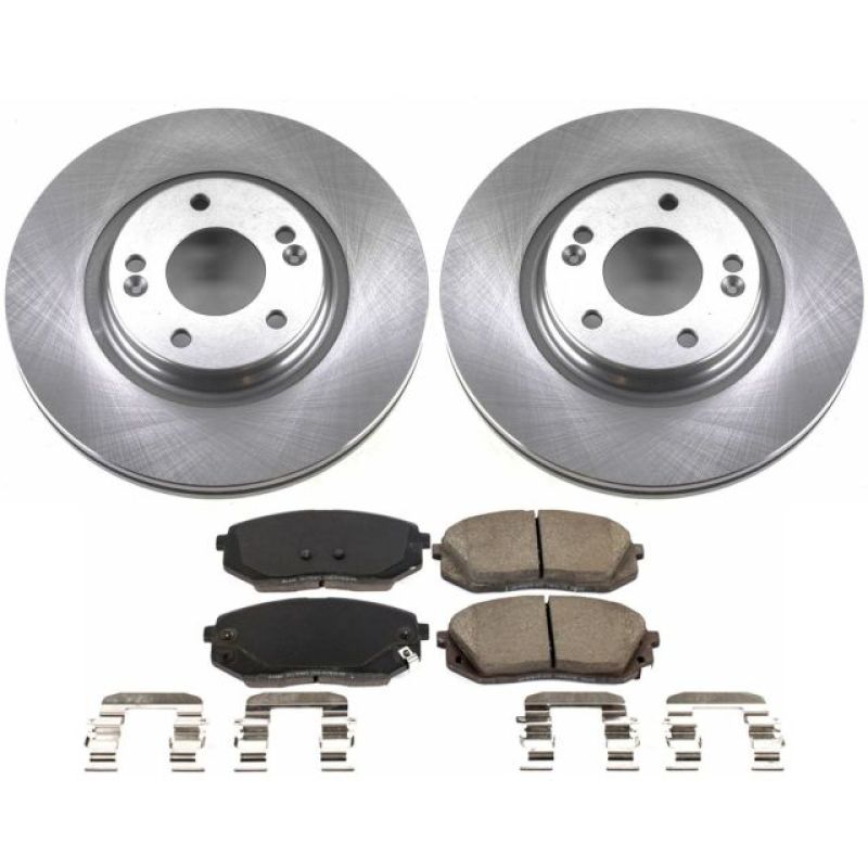 PowerStop KOE7353 - PSBKOE7353 - Power Stop 16-19 Hyundai Sonata Front Autospecialty Brake Kit - Shipped in Europe - Tuningsupply.com